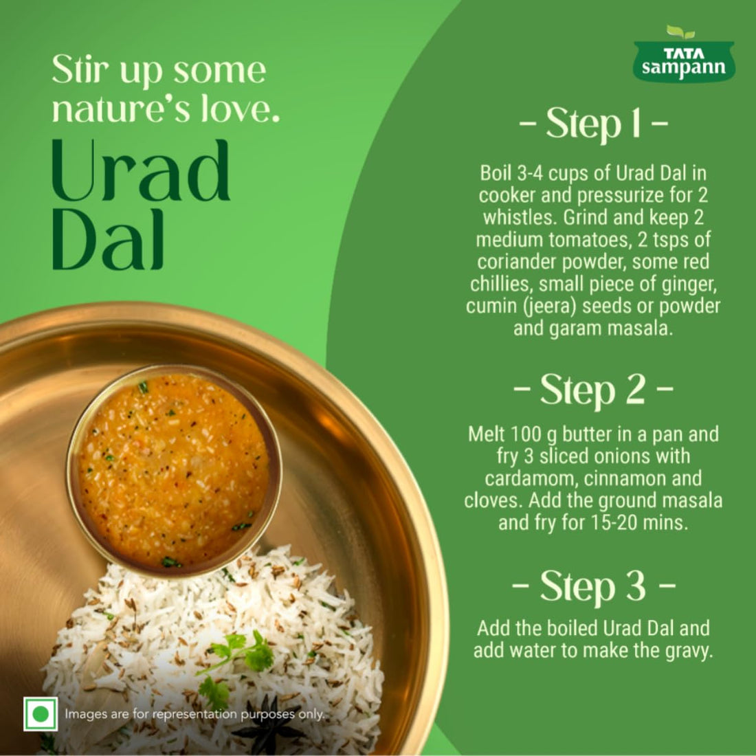 Tata Sampann

Urad Dal Dhuli