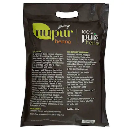 Godrej Nupur Pure Henna 500 g
