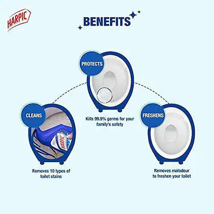 Harpic Power Plus Original Disinfectant Toilet Cleaner 1 L
