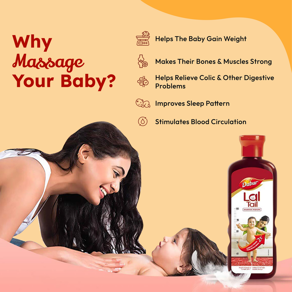 Dabar Lal Tail Ayurvedic Baby massage oil 100gm