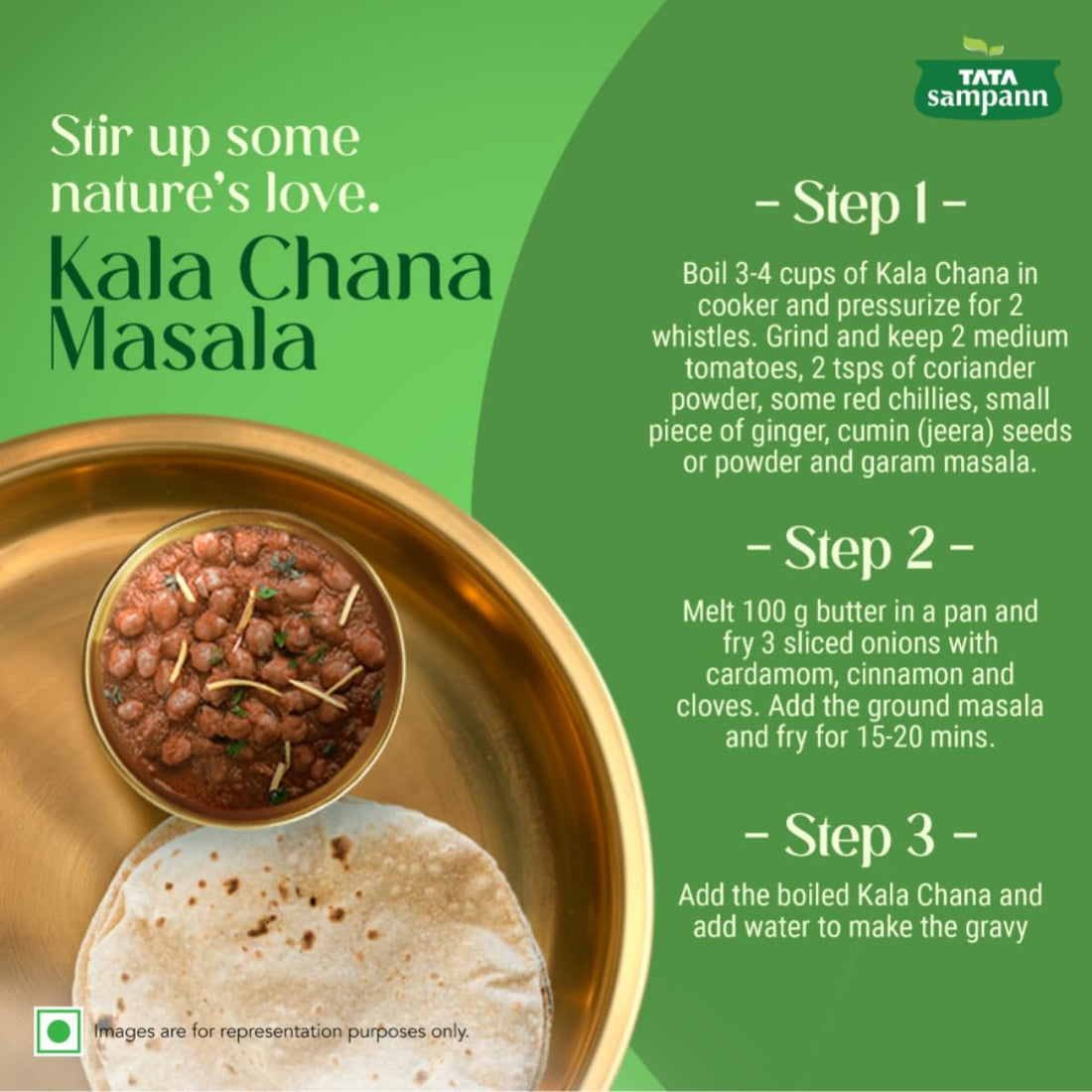 Tata Sampann

Kala Chana 500g