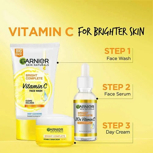 Garnier Bright Complete Vitamin C Face Wash 150gm